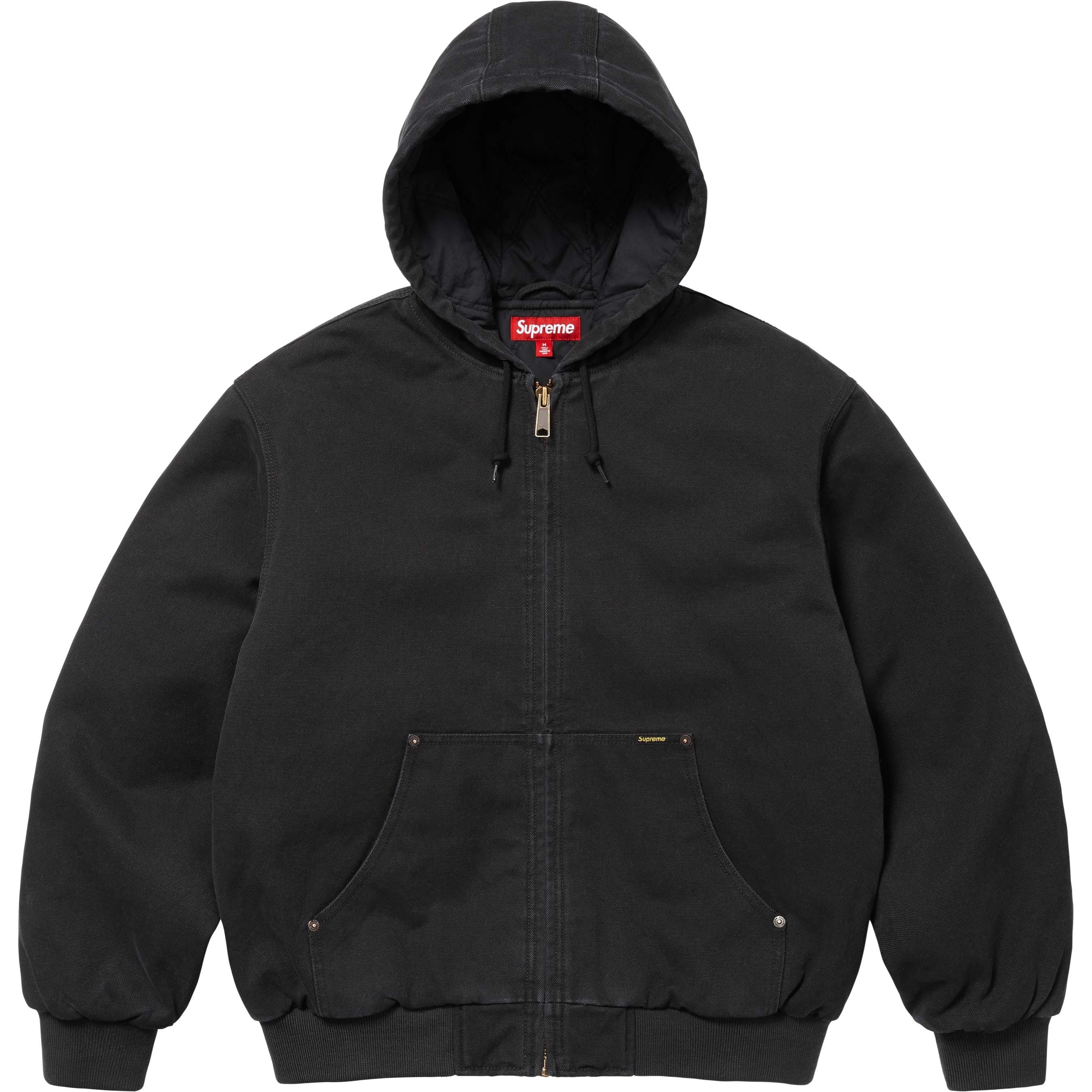 AOI Embroidered Hooded Work Jacket view 6